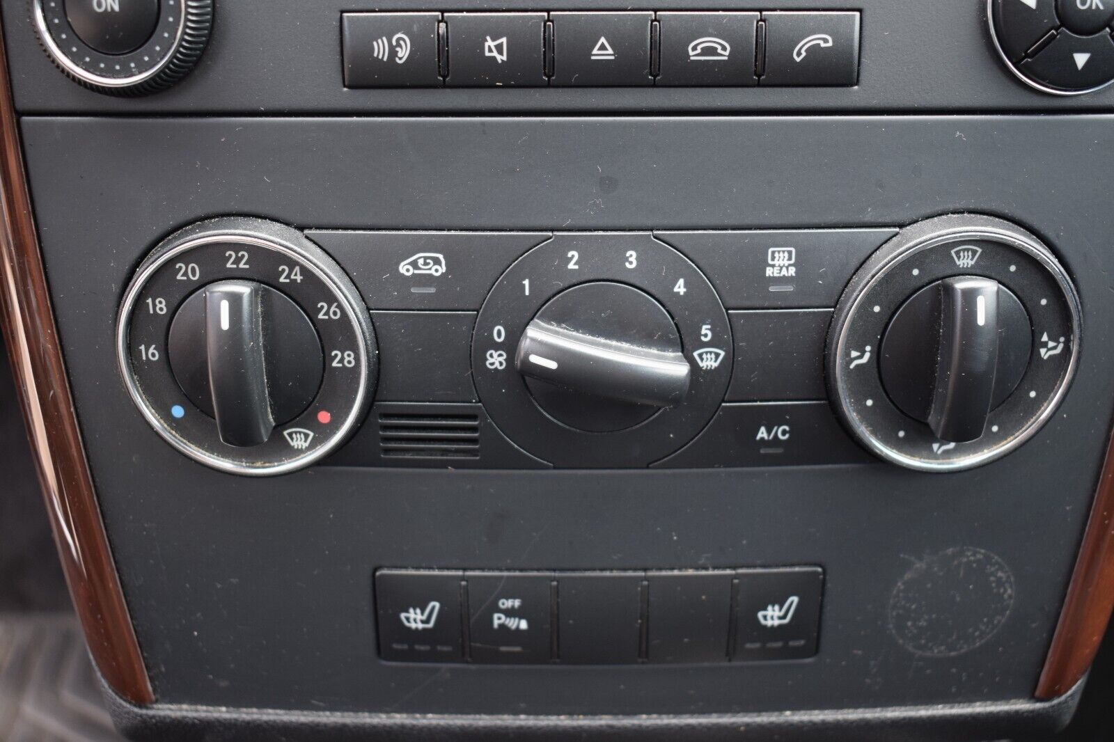 Schalterblock ASR Sitzheizung Außenspiegel Mercedes Benz A-Klasse W168