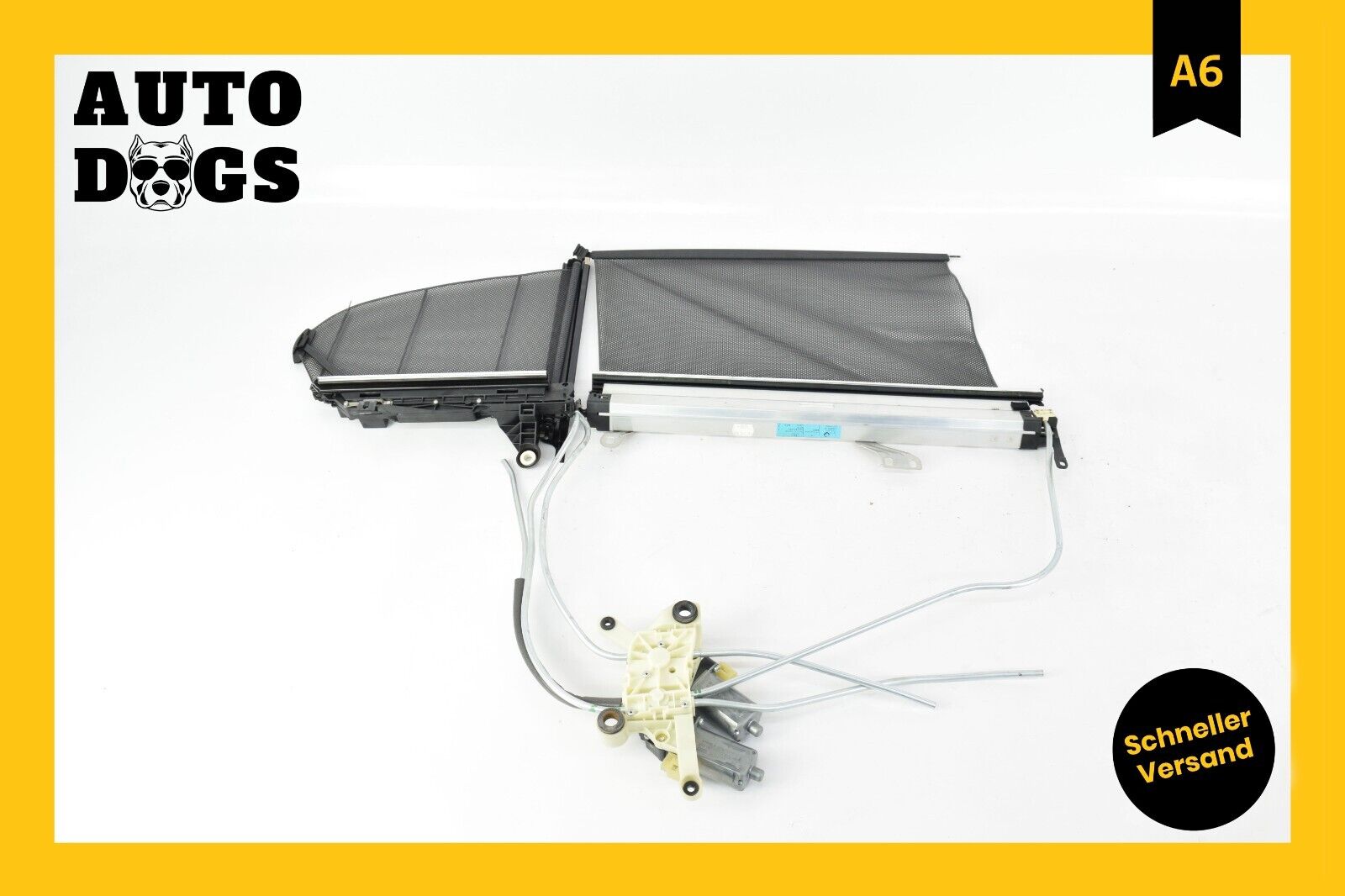 Elektrisches Solarrollo für den hinteren Kofferraum in SCHWARZ für BMW