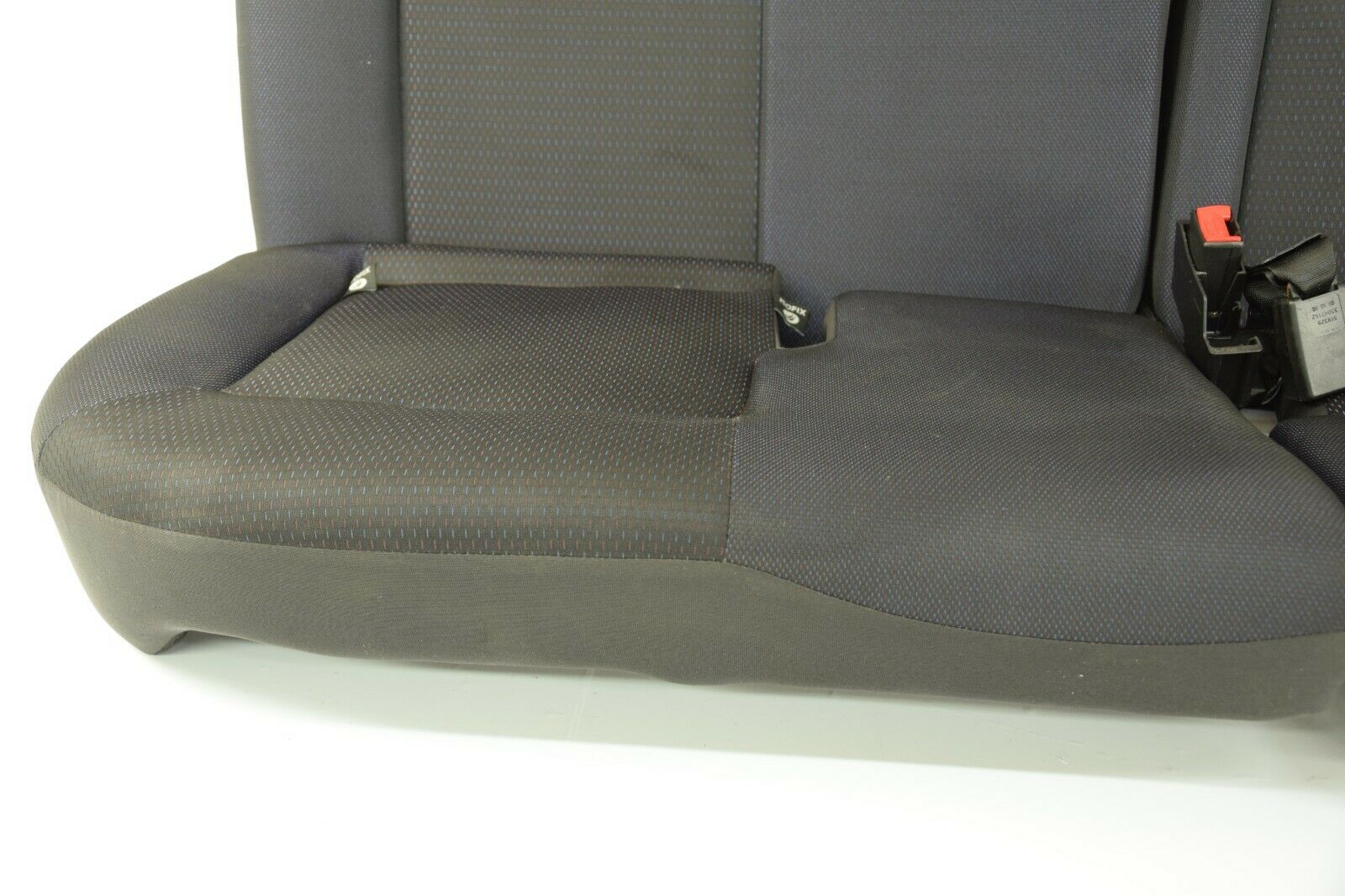 Sitze hinten 2/3 Türig Renault Clio III Coupe Stoff Sitzbank Schwarz-Blau  EA3 - AUTODOGS