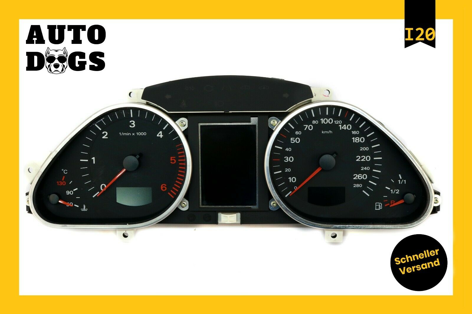 Tacho Audi A6 4f 3 0 Tdi Kombiinstrument 280km H Tachometer 4f Automatik Autodogs