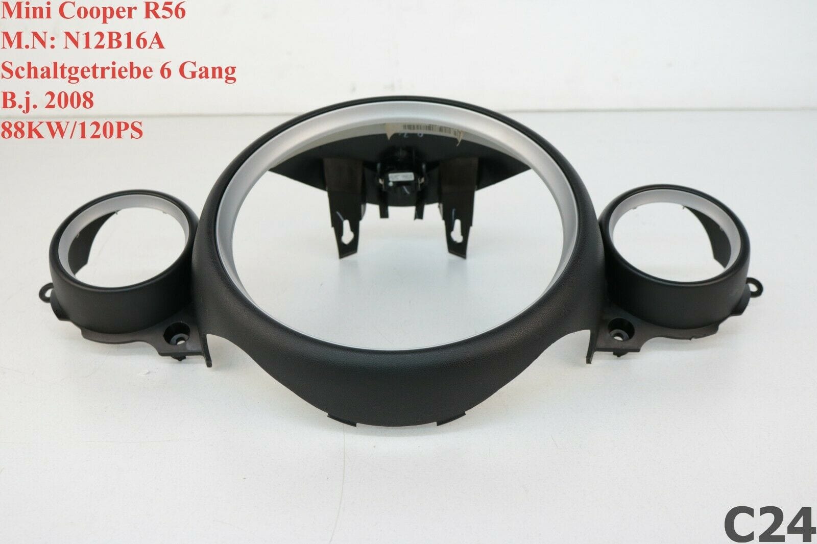 Verkleidung R56 AUTODOGS 3422211 Warnblinker - Tacho Blende Rahmen Cooper Mini Tachometer