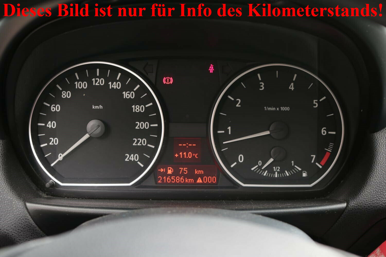 Motorabdeckung BMW 1er (E81, E87) 34477 km
